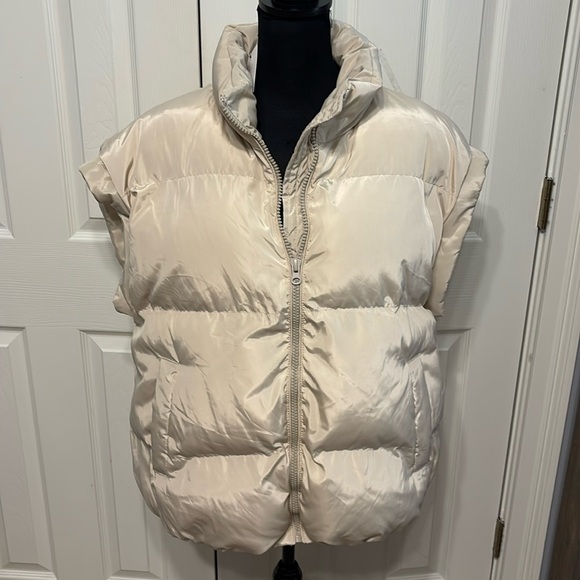 Ellison Jackets & Blazers - Ellison Wide Sleeve Puffer Vest